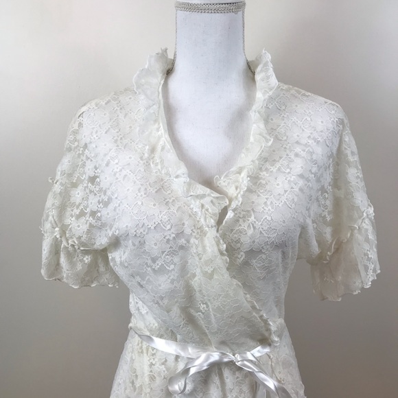 NWOT Retro In Bloom Jonquil Lace Wrap size small - Picture 7 of 9